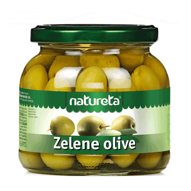 zeleni maslinki green olives natureta